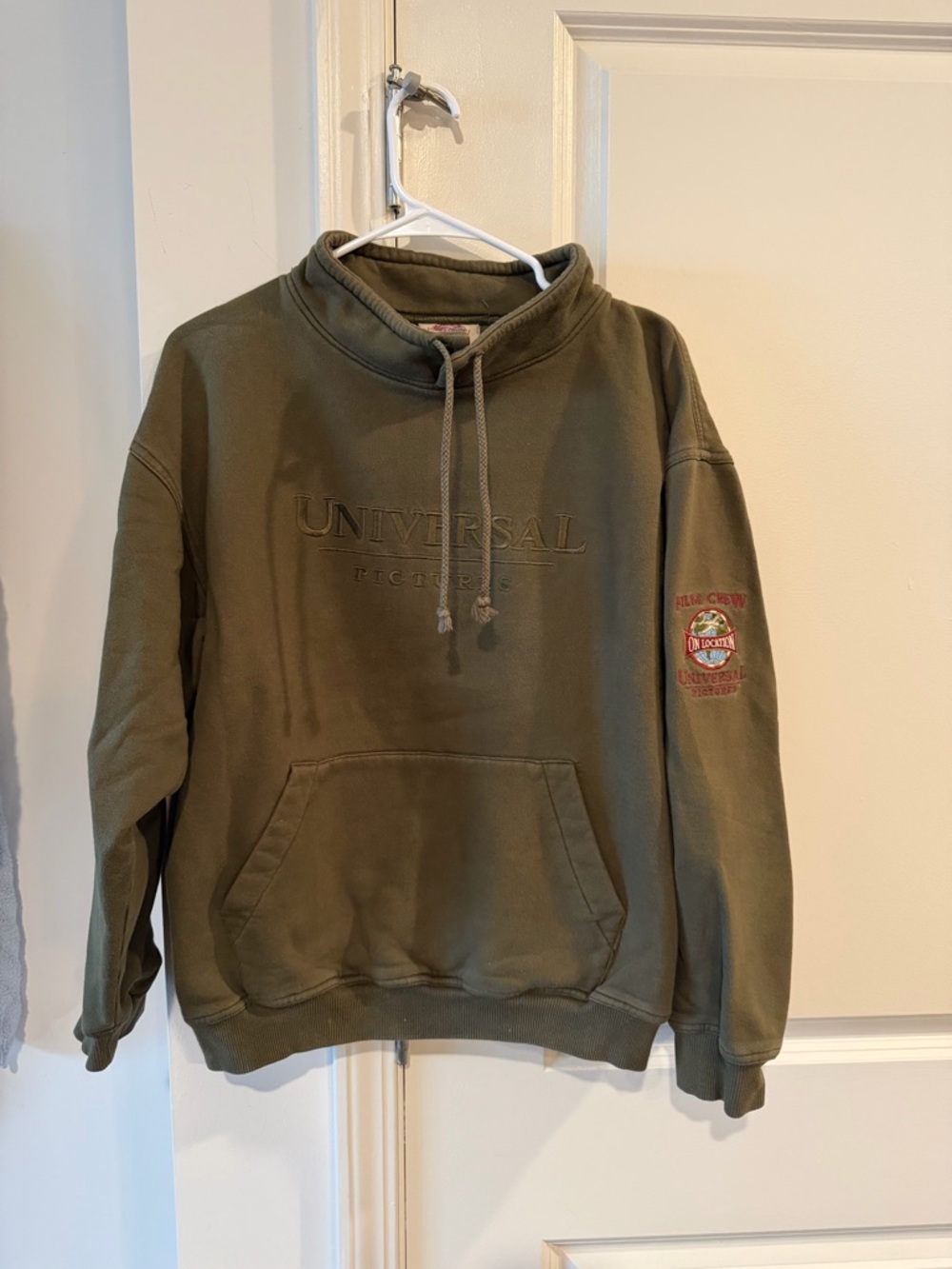 Universal Pictures Green Pullover Hoodie